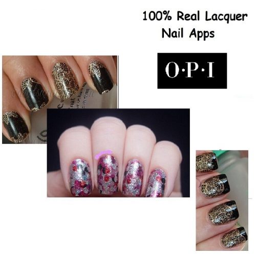OPI Nail Apps -Pure Lacquer 16 x Precut Strips-Self Adhesive
