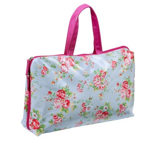 Royal Cosmetic Toiletry Floral Bag -Covent Garden Chic Holdall-Zipped