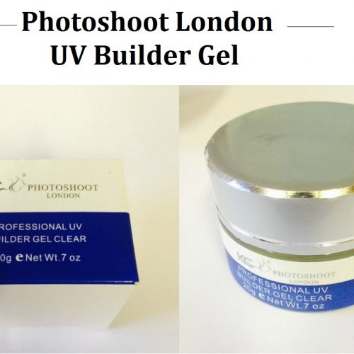 Photoshoot London Professional UV Nail Builder Gel Clear Durable Strong-20g