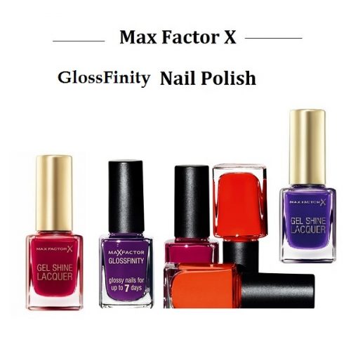 Max X Factor GlossFinity Nail Polish For Up to 7 Days Various Colour-11ml