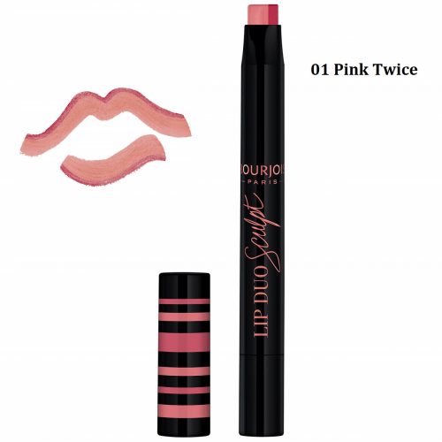 Bourjois Sweet Duo Sculpt 2in1 Lipstick Automatic 3D Effect-Choose Shade