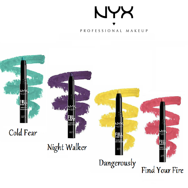 NYX Full Throttle Cream EyeShadow Stick Matte- Choose Shade!