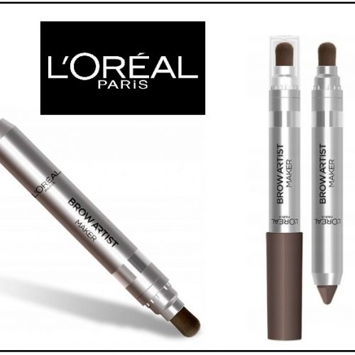 L'Oreal Brow Artist Maker Xpert Eyebrow Pencil & Kabuki Brush-Choose Shade