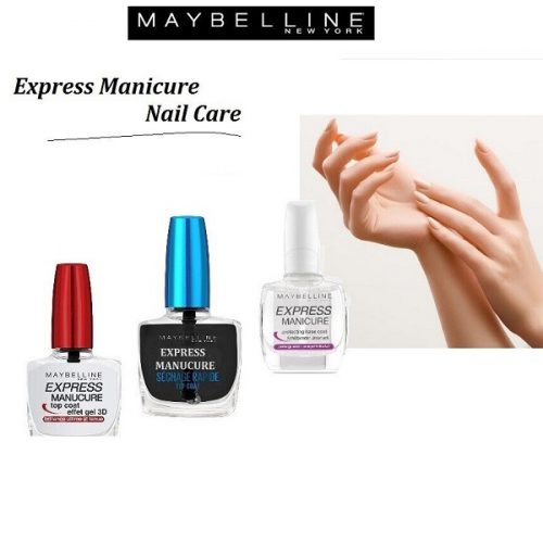 Maybelline Express Manicure-Nail Care Base/Top Coat Protection-10ml-Carded