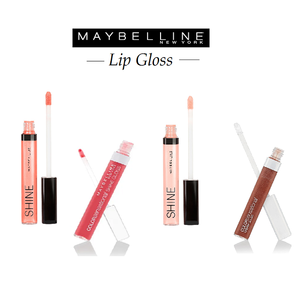 Maybelline Colour Sensational & Lip Shine Gloss-Non Sticky Choose Shade