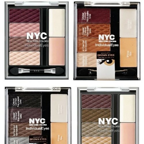 NYC Individual Eye Shadow Compact Palette & Applicator-Choose Colour