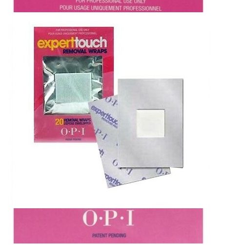 OPI Expert Touch 20 pcs Nail Removal Wrap Foil