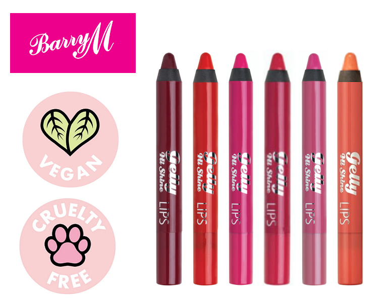 Barry M Gelly HI Shine Lip Gloss Crayon Soft-Choose Shade