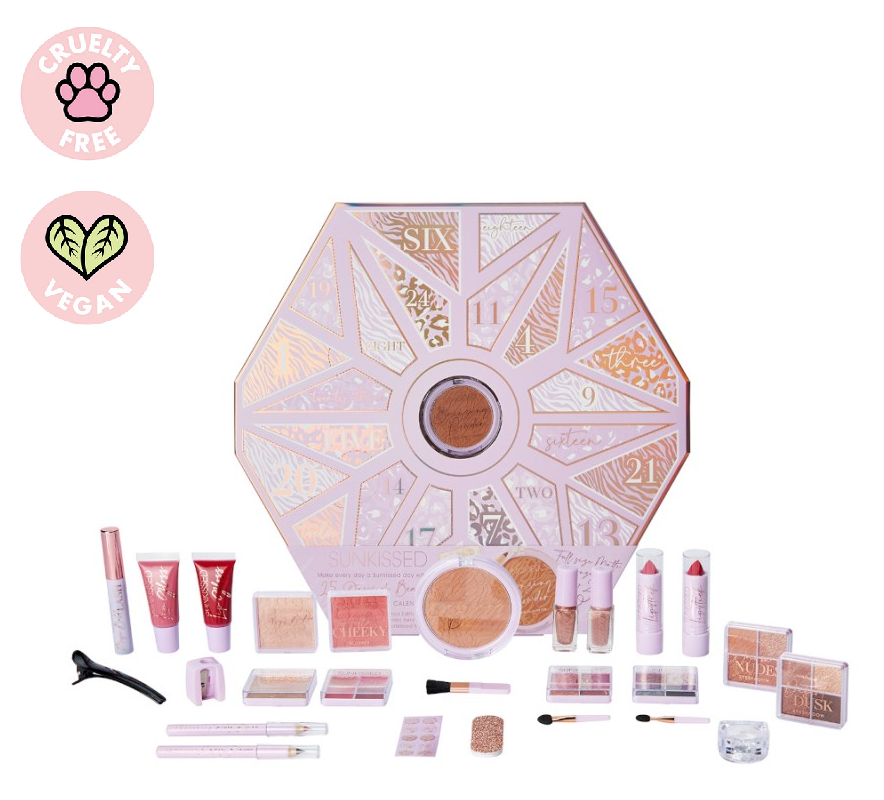 Sunkissed 25 Days of Beauty Lots of Items-Advent Large Box -Gift Ideas