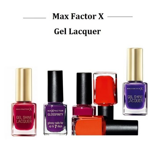 MaxFactor X Gel Shine Lacquer Nail Polish Choose Shade-11ml