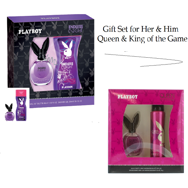 Play Boy Gift Set 2pcs/Set for Her & Him -Boxed