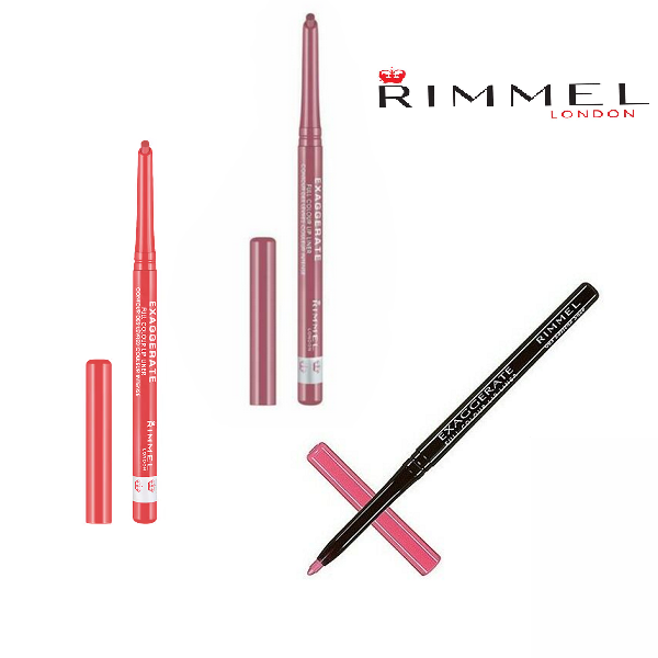 Rimmel Exaggerate LipLiner Pencil Automatic Lip Liner Definer-Choose Shade