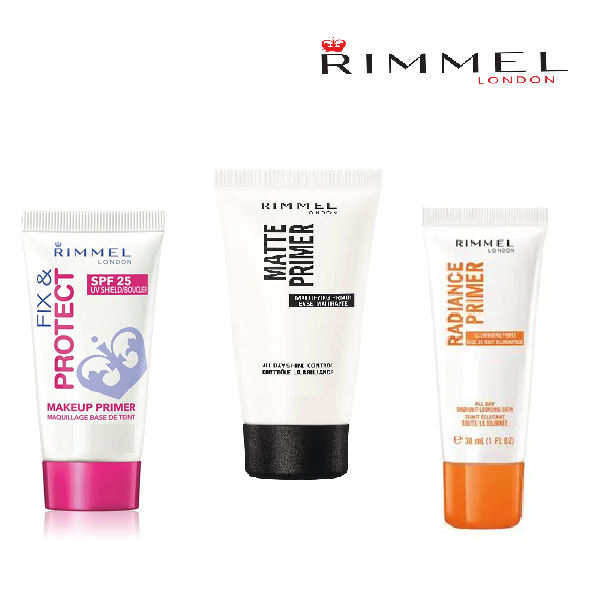 Rimmel  Make Up Primer-Matte Mattifying  & Radiance & Fix Protect-Choose