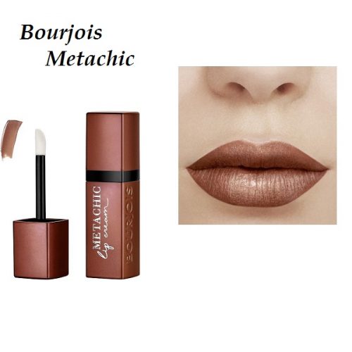 Bourjois Metachic Mate Lip Cream Lipstick Metallic- 02 Nougat Sheen-6.5ml
