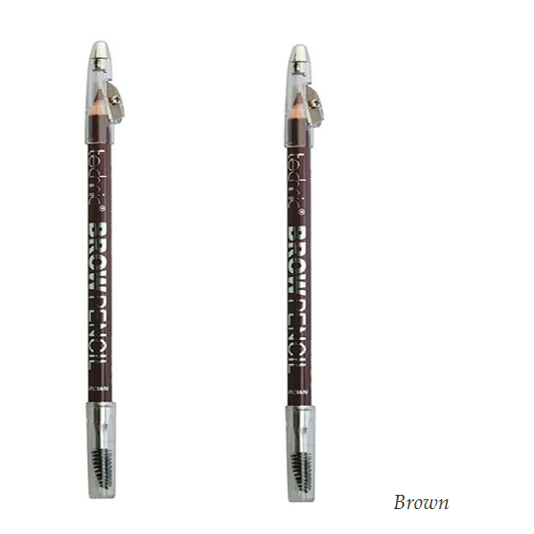 Technic 2pcs x Brow Pencil Dual Ended Sharpener & Brush-Choose Colour