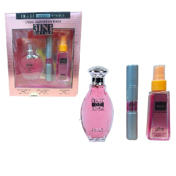 Saffron 3in1 Perfume Set Special for Women-Gift Set Idea