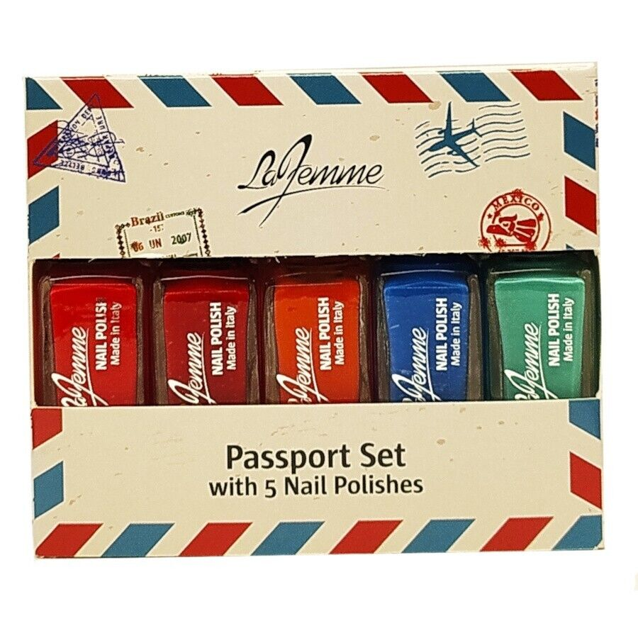 La Femme Passport 5pc Nail Polish Mini Gift Set
