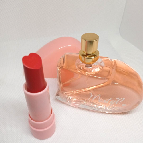 Just For You Heart Perfume 50ml + Lipstick Gift Set