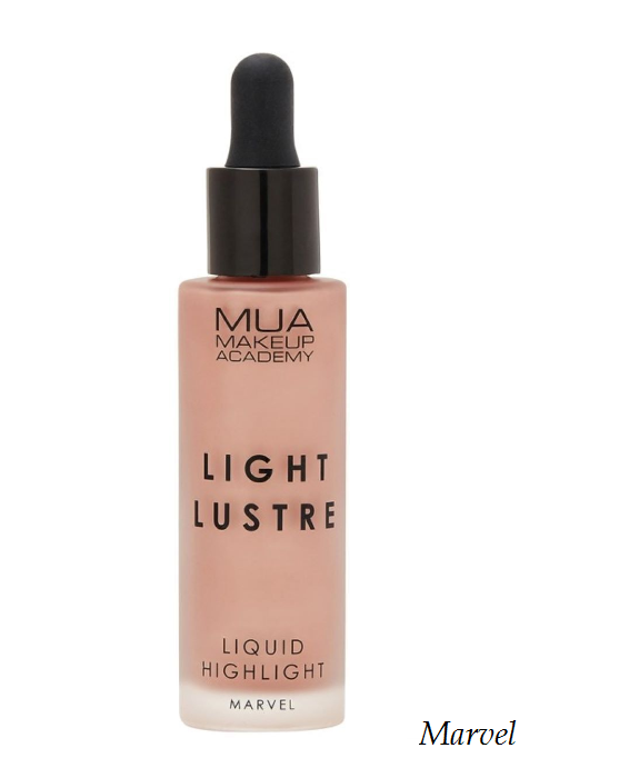 MUA Light Lustre Liquid Highlighter Glass Bottle -30ml