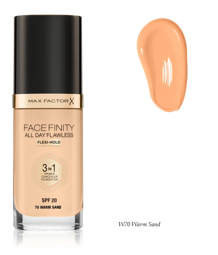 Max Factor Facefinity 3-in-1 All Day Flawless Liquid Foundation, SPF 20 - 30 ml